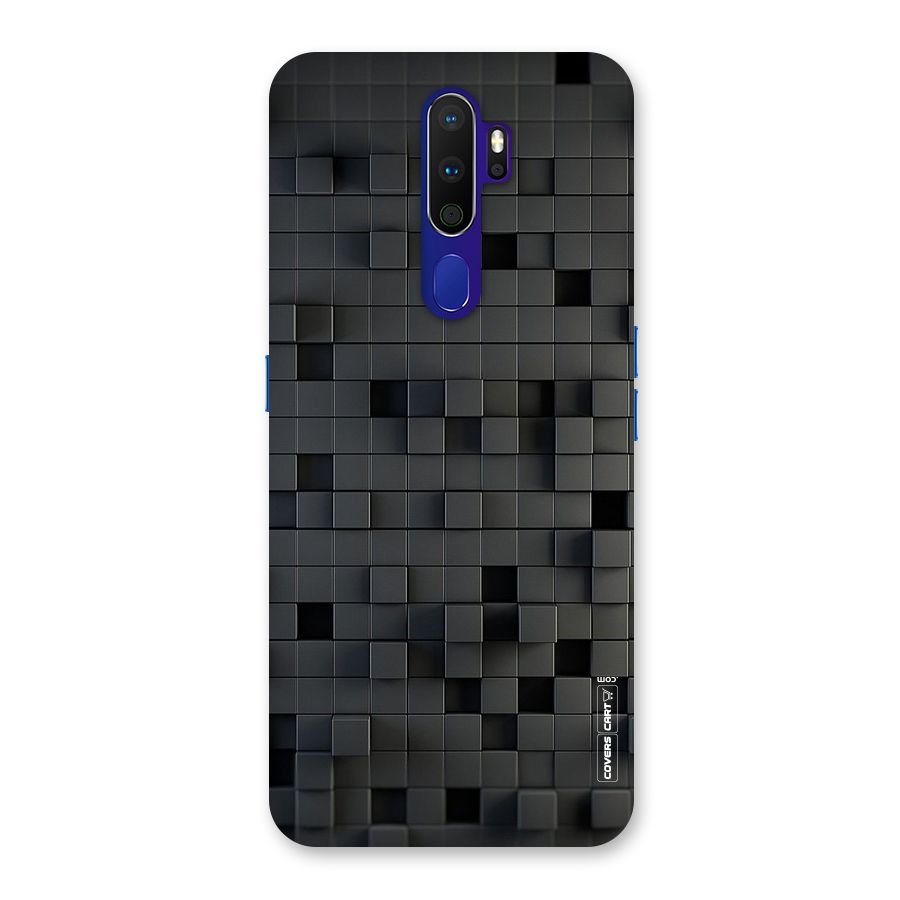 Black Bricks Back Case for Oppo A9 (2020)