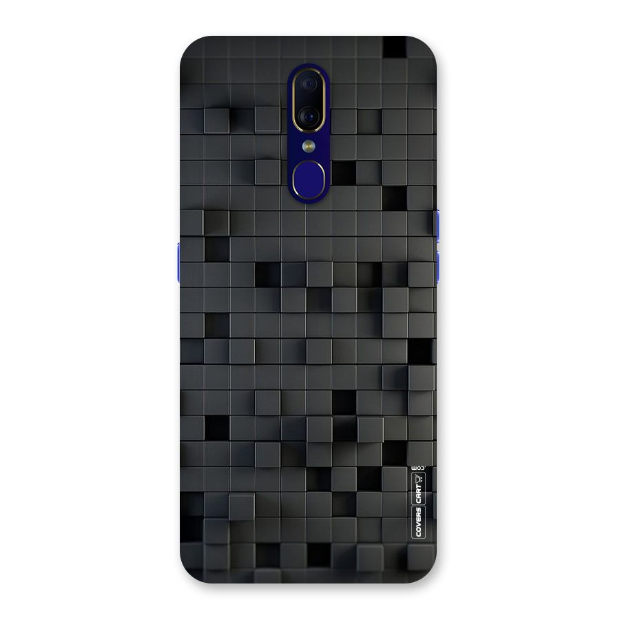 Black Bricks Back Case for Oppo F11