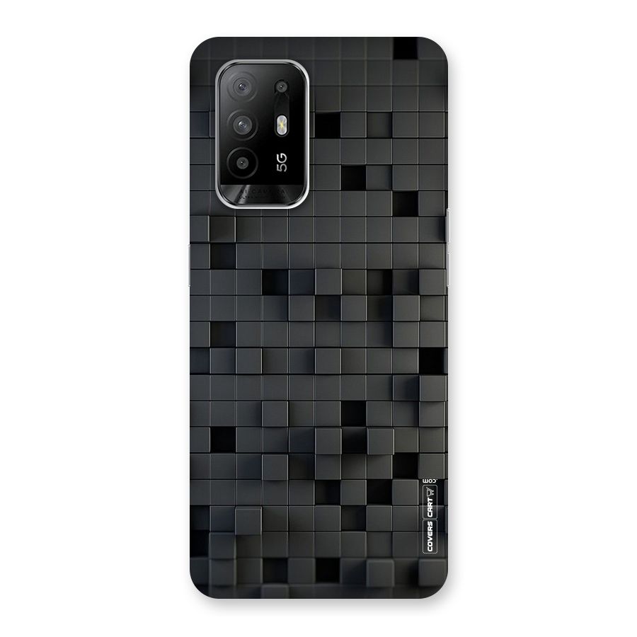 Black Bricks Back Case for Oppo F19 Pro Plus 5G
