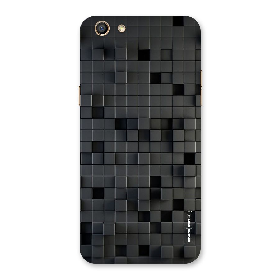 Black Bricks Back Case for Oppo F3