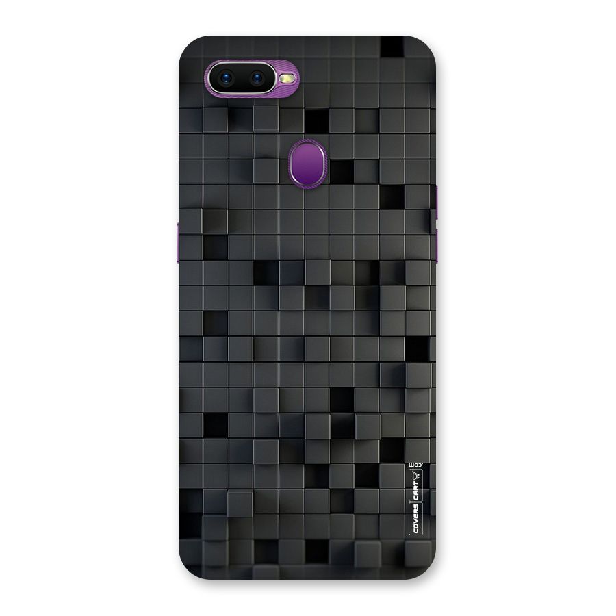 Black Bricks Back Case for Oppo F9
