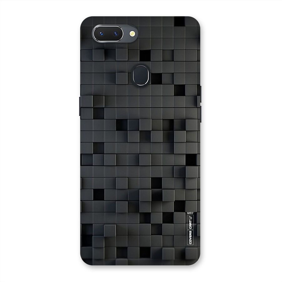 Black Bricks Back Case for Oppo Realme 2