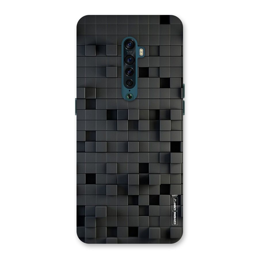 Black Bricks Back Case for Oppo Reno2