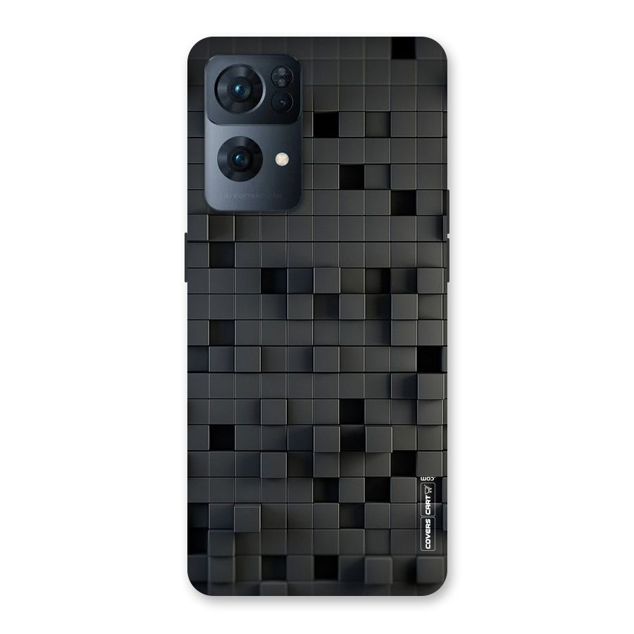 Black Bricks Back Case for Oppo Reno7 Pro 5G