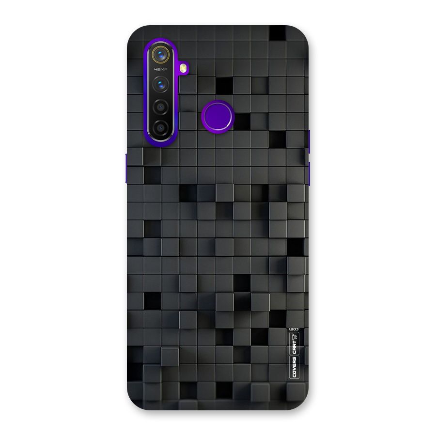 Black Bricks Back Case for Realme 5 Pro