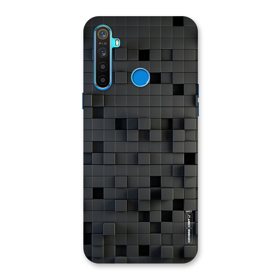 Black Bricks Back Case for Realme 5s