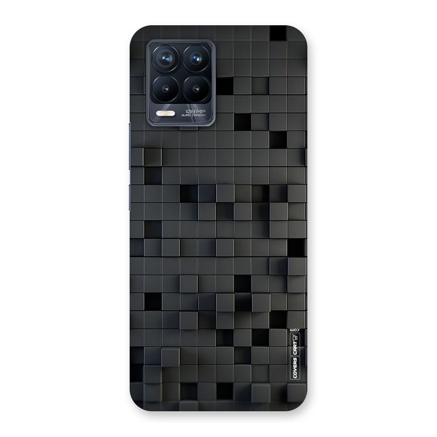 Black Bricks Back Case for Realme 8 Pro