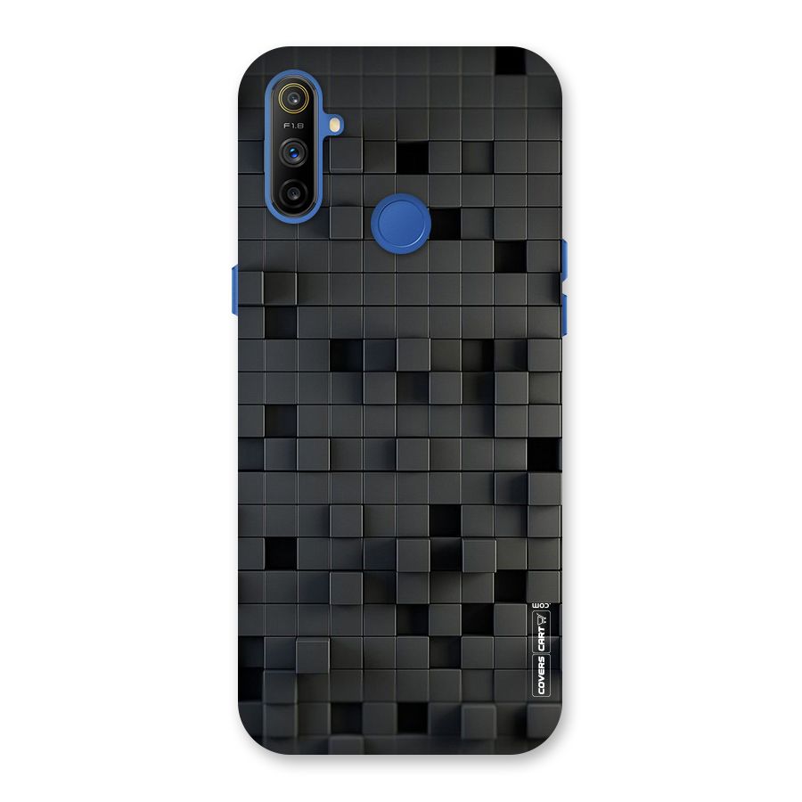 Black Bricks Back Case for Realme Narzo 10A
