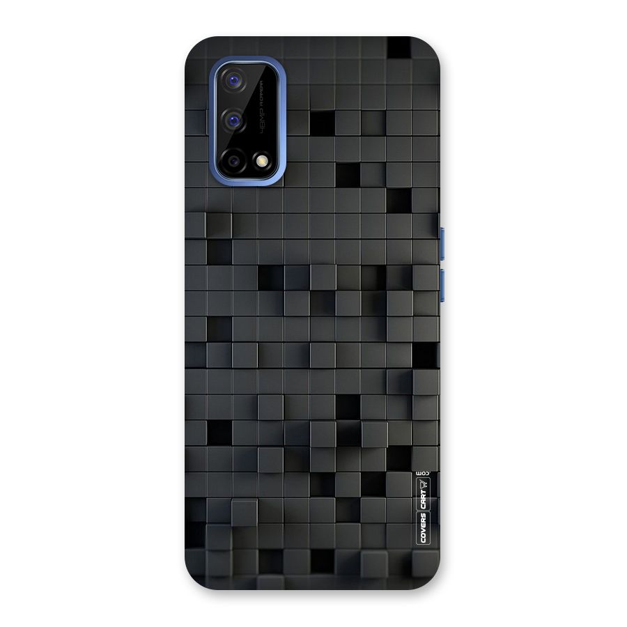 Black Bricks Back Case for Realme Narzo 30 Pro