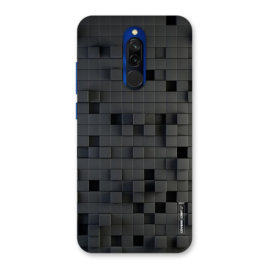 Black Bricks Back Case for Redmi 8