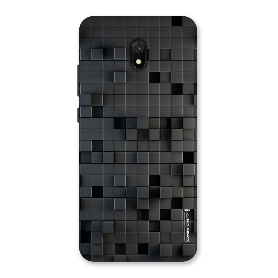 Black Bricks Back Case for Redmi 8A
