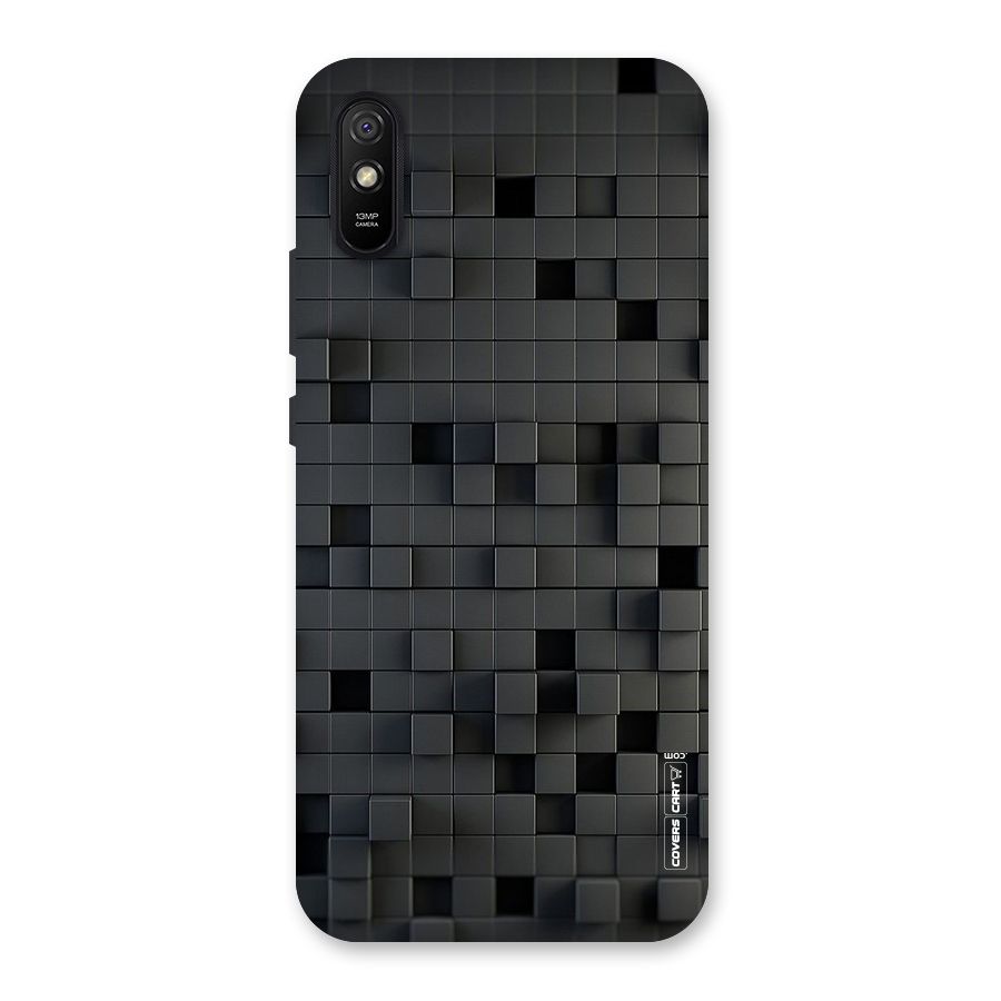 Black Bricks Back Case for Redmi 9i