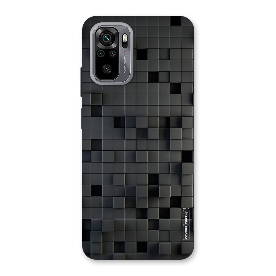 Black Bricks Back Case for Redmi Note 10