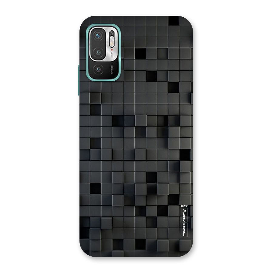 Black Bricks Back Case for Redmi Note 10T 5G