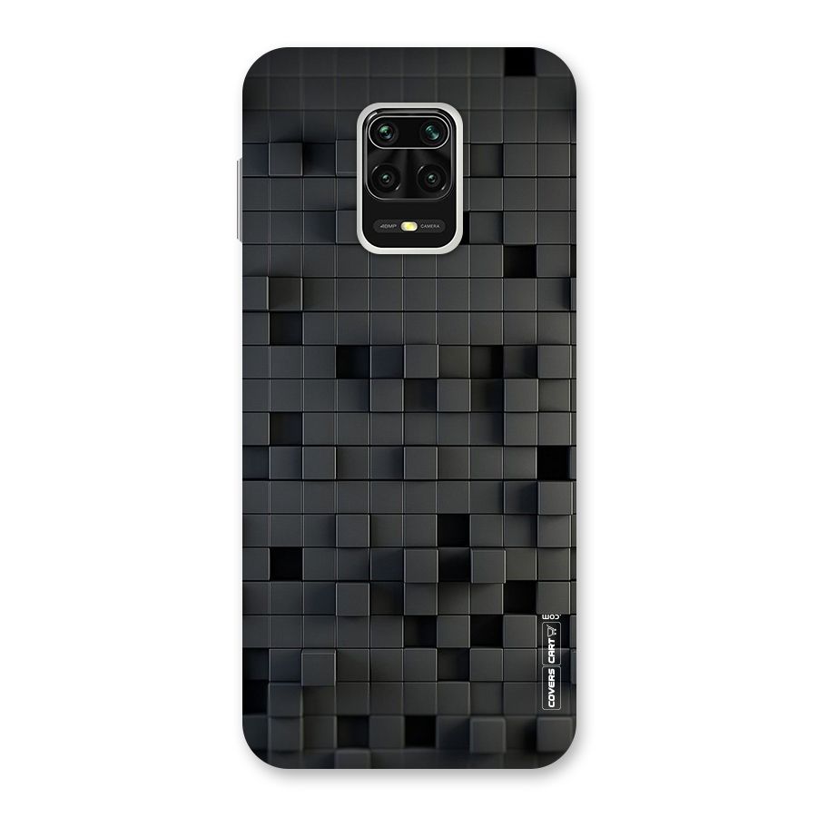 Black Bricks Back Case for Redmi Note 9 Pro