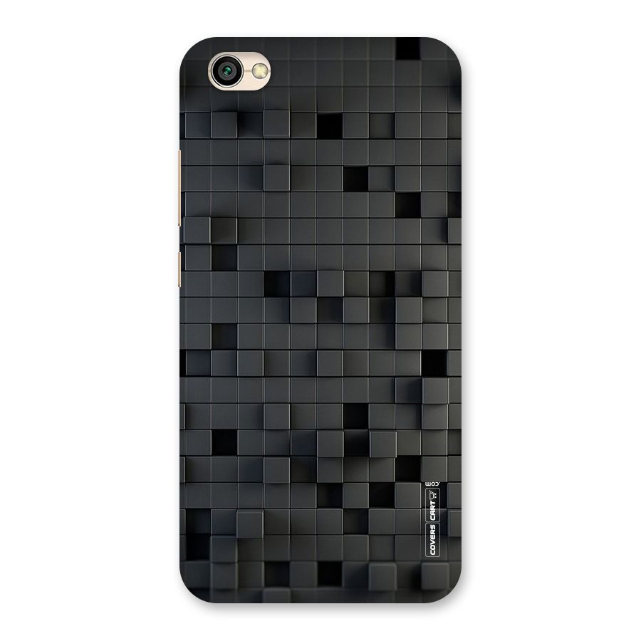 Black Bricks Back Case for Redmi Y1 Lite