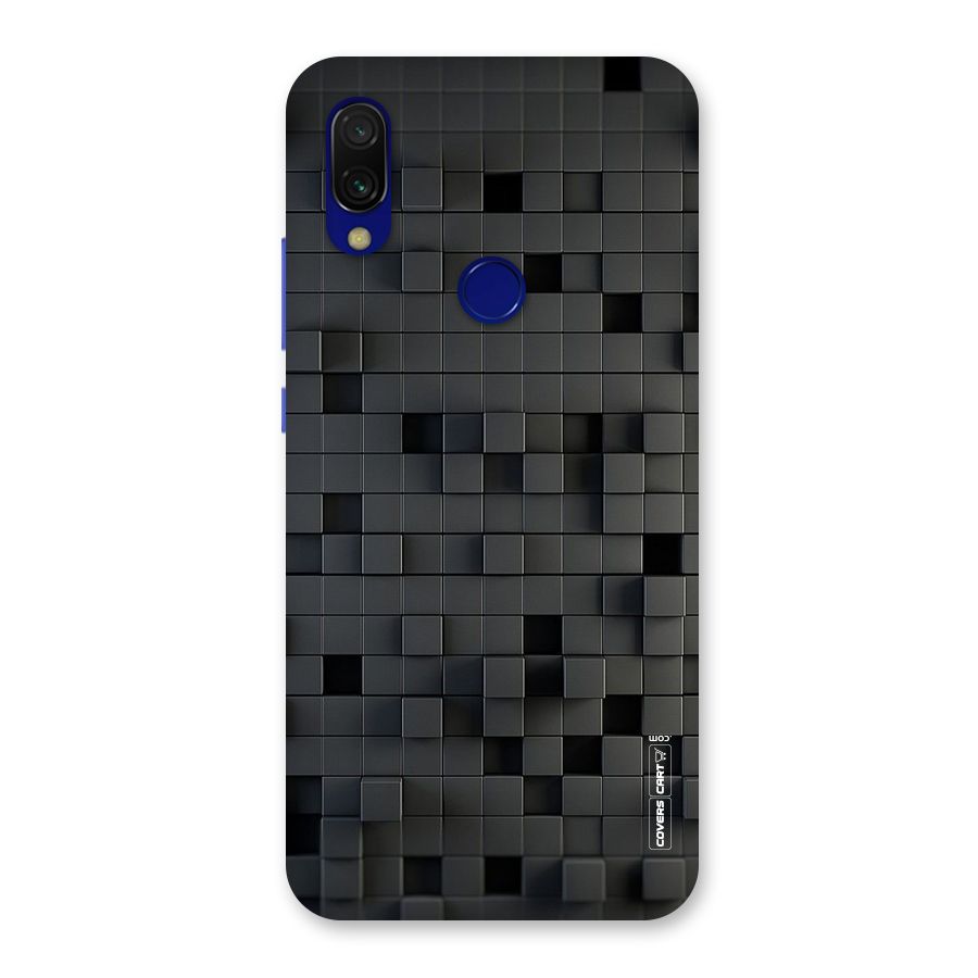 Black Bricks Back Case for Redmi Y3