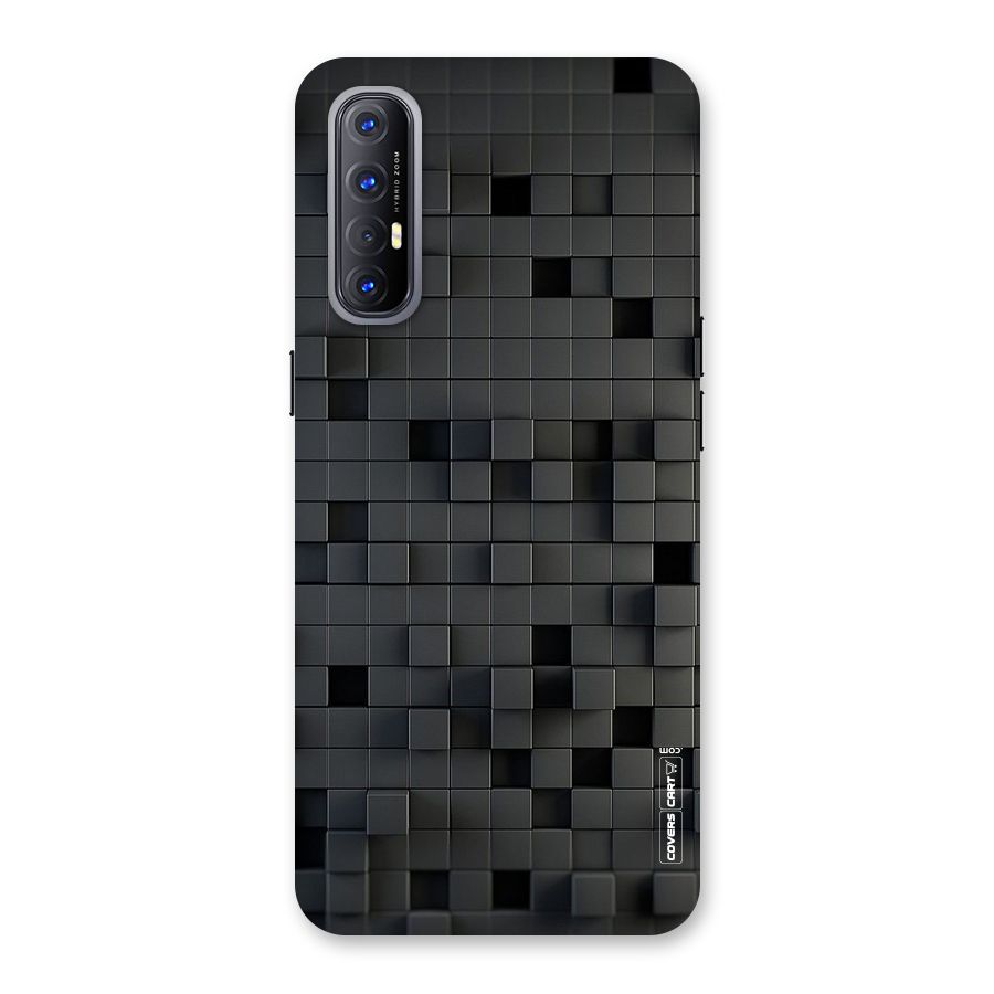 Black Bricks Back Case for Reno3 Pro