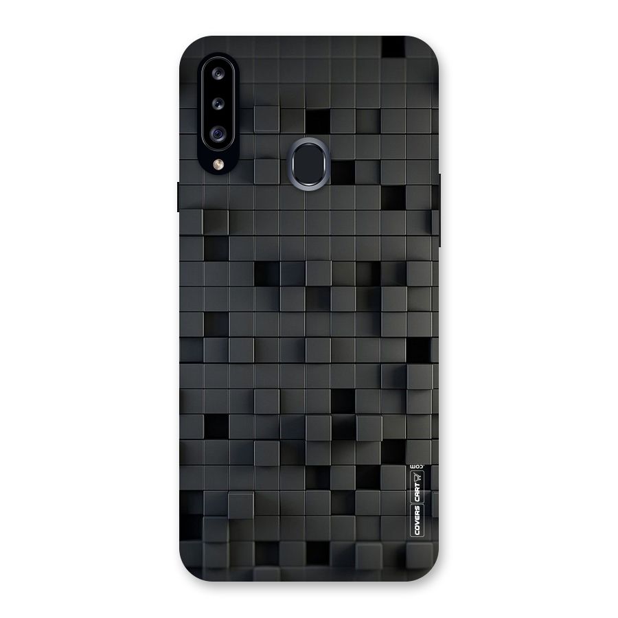 Black Bricks Back Case for Samsung Galaxy A20s