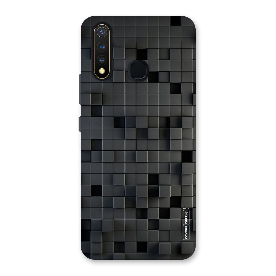 Black Bricks Back Case for Vivo U20