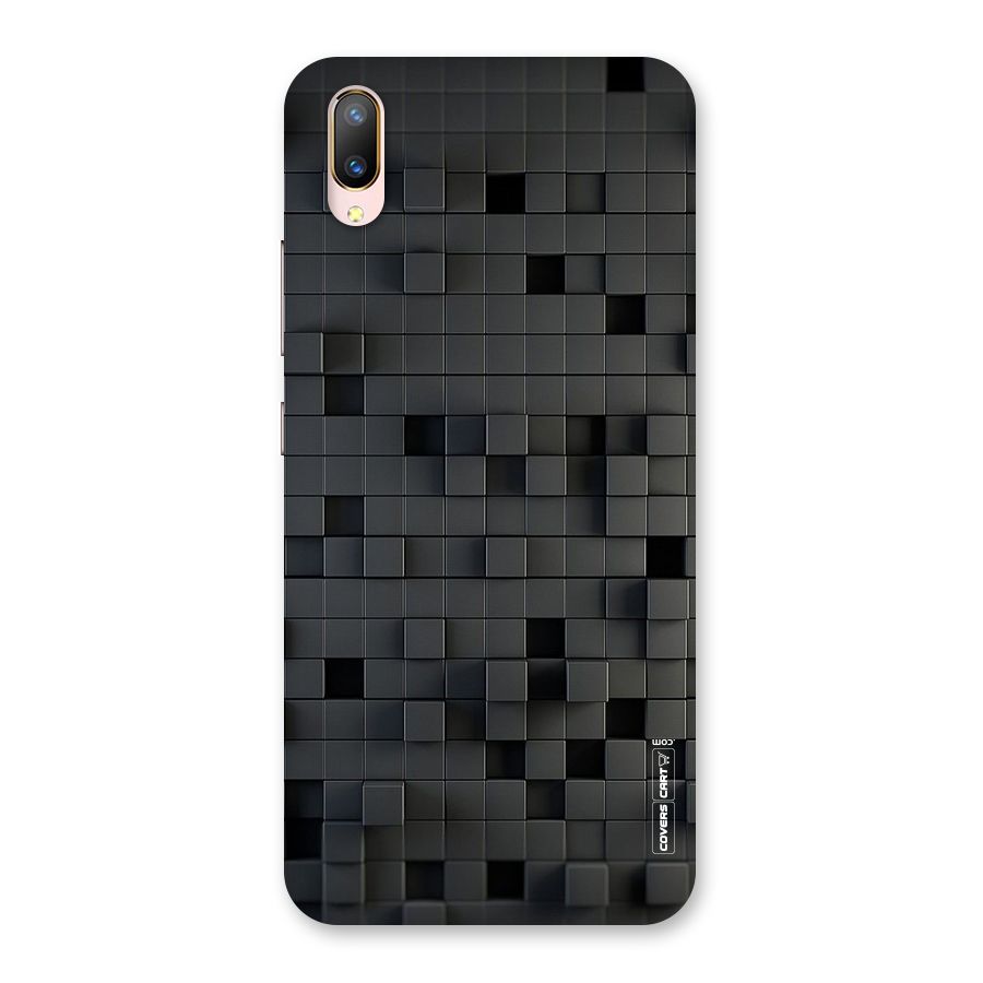 Black Bricks Back Case for Vivo V11 Pro
