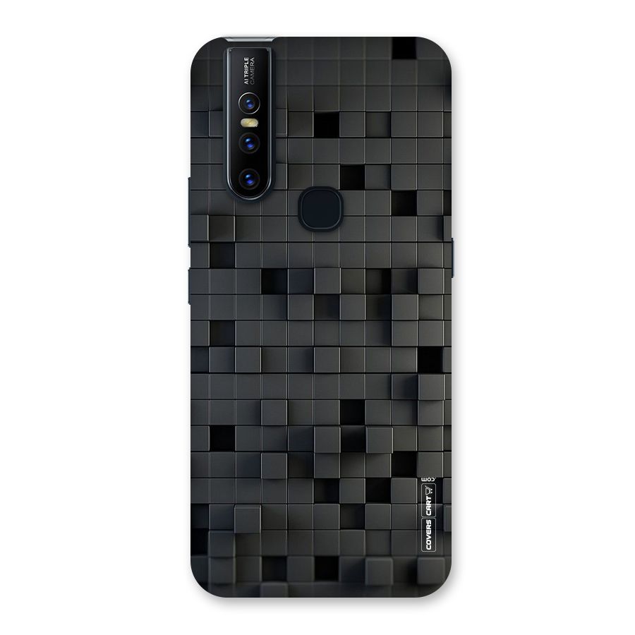 Black Bricks Back Case for Vivo V15