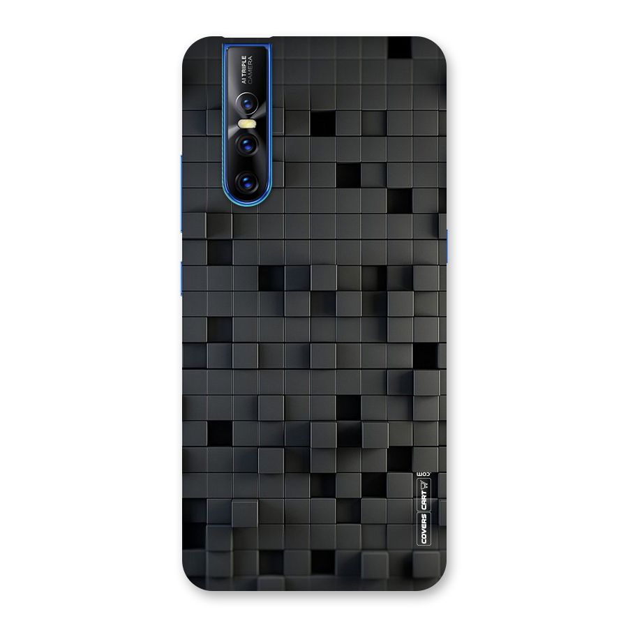 Black Bricks Back Case for Vivo V15 Pro