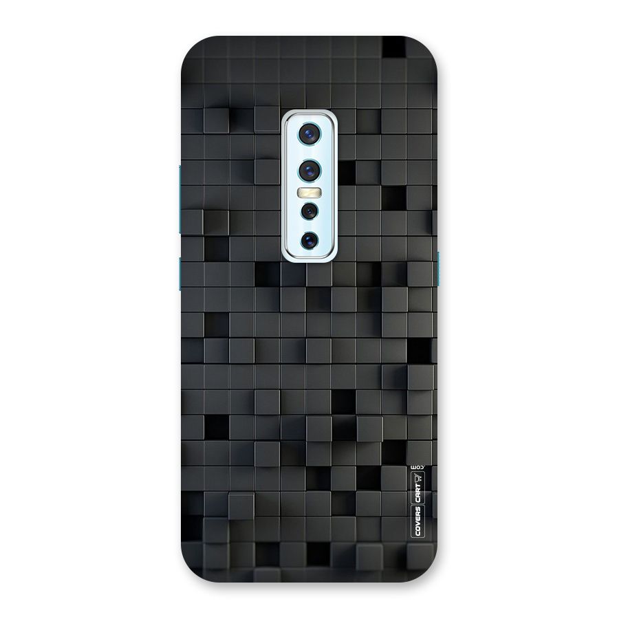 Black Bricks Back Case for Vivo V17 Pro