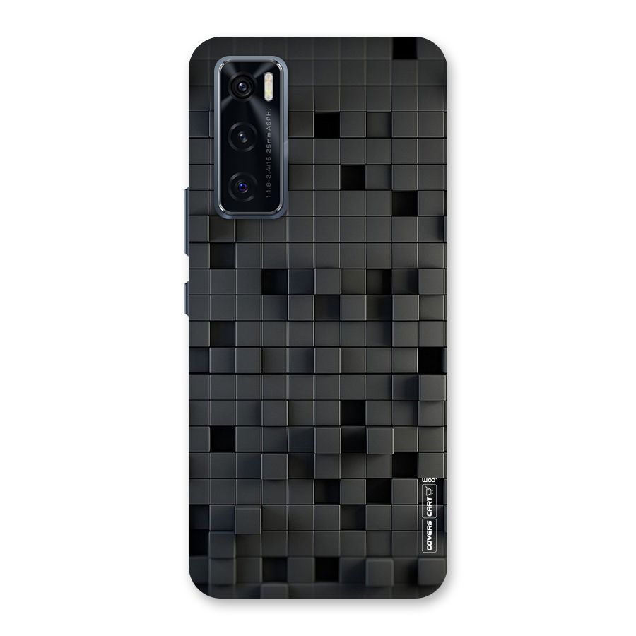 Black Bricks Back Case for Vivo V20 SE