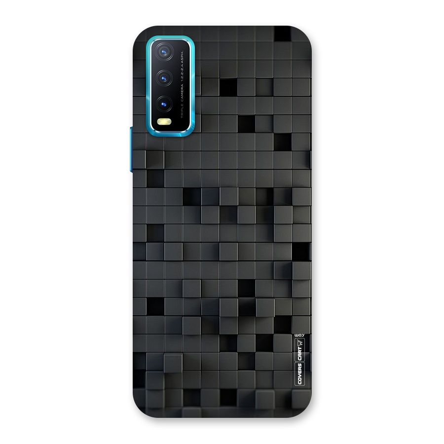 Black Bricks Back Case for Vivo Y20G