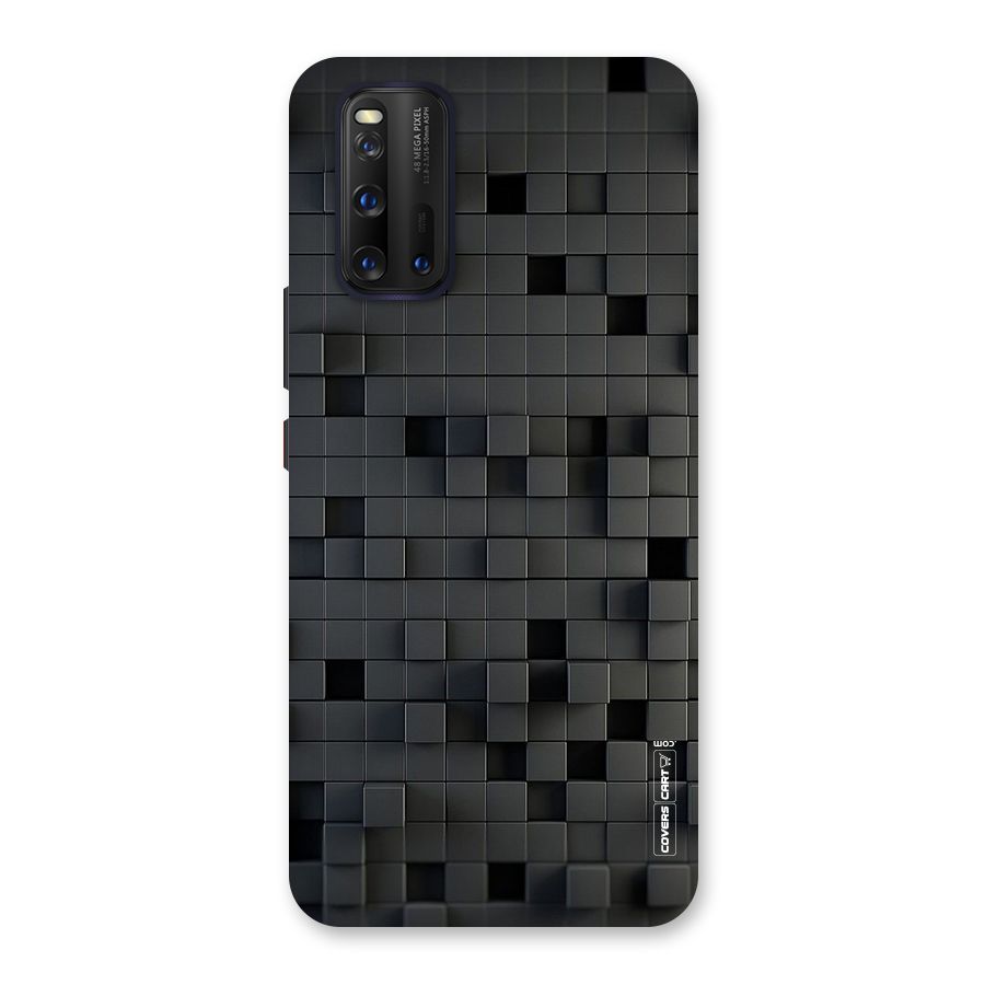 Black Bricks Back Case for Vivo iQOO 3
