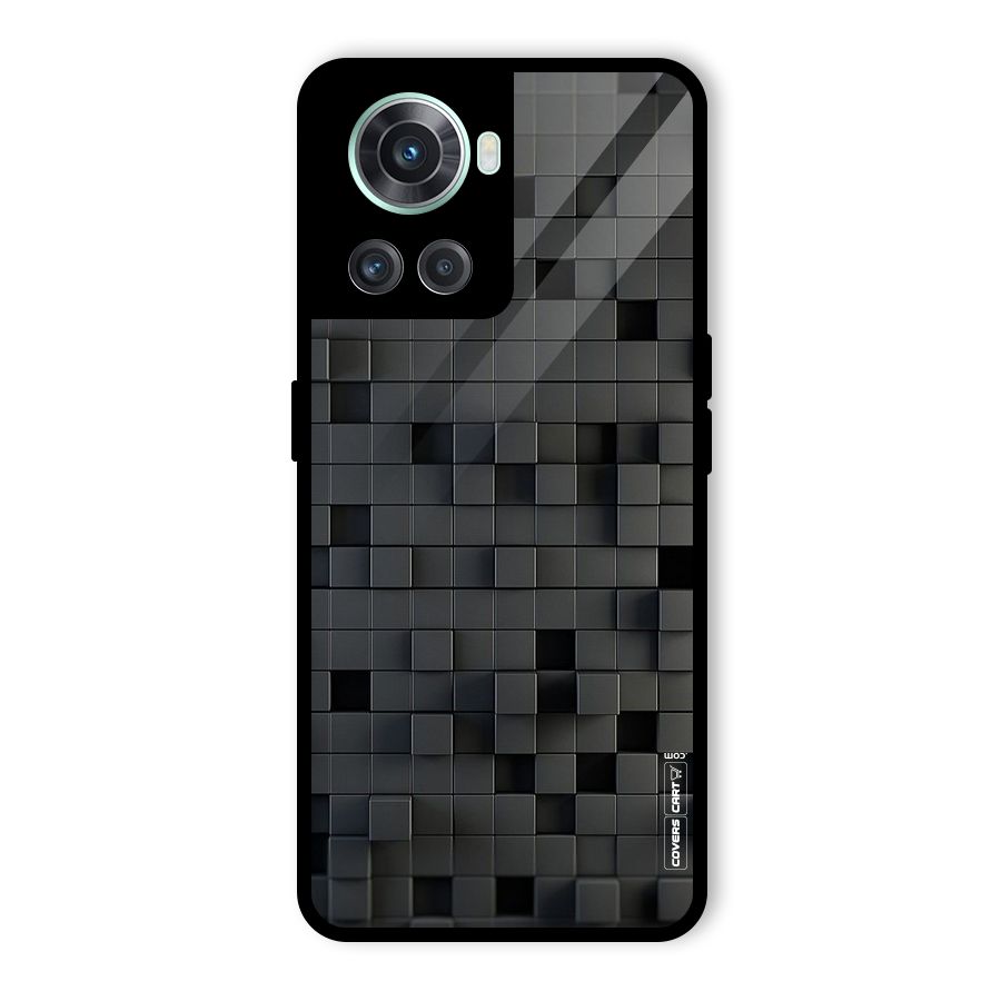Black Bricks Glass Back Case for OnePlus 10R