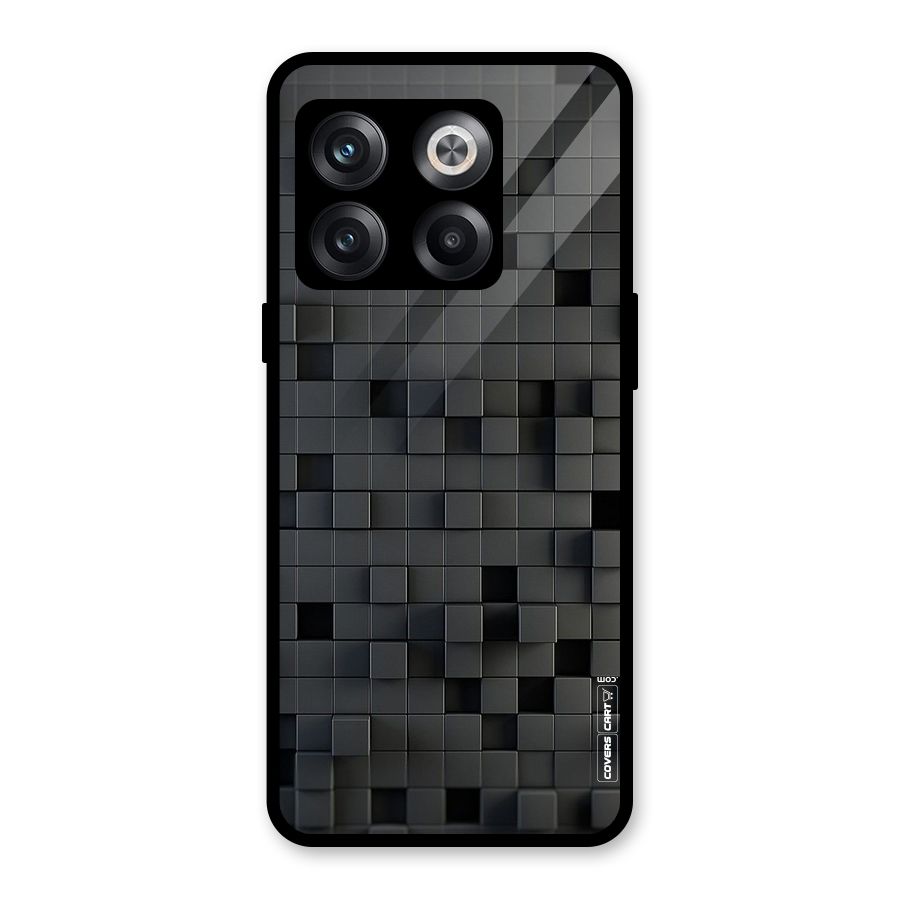 Black Bricks Glass Back Case for OnePlus 10T