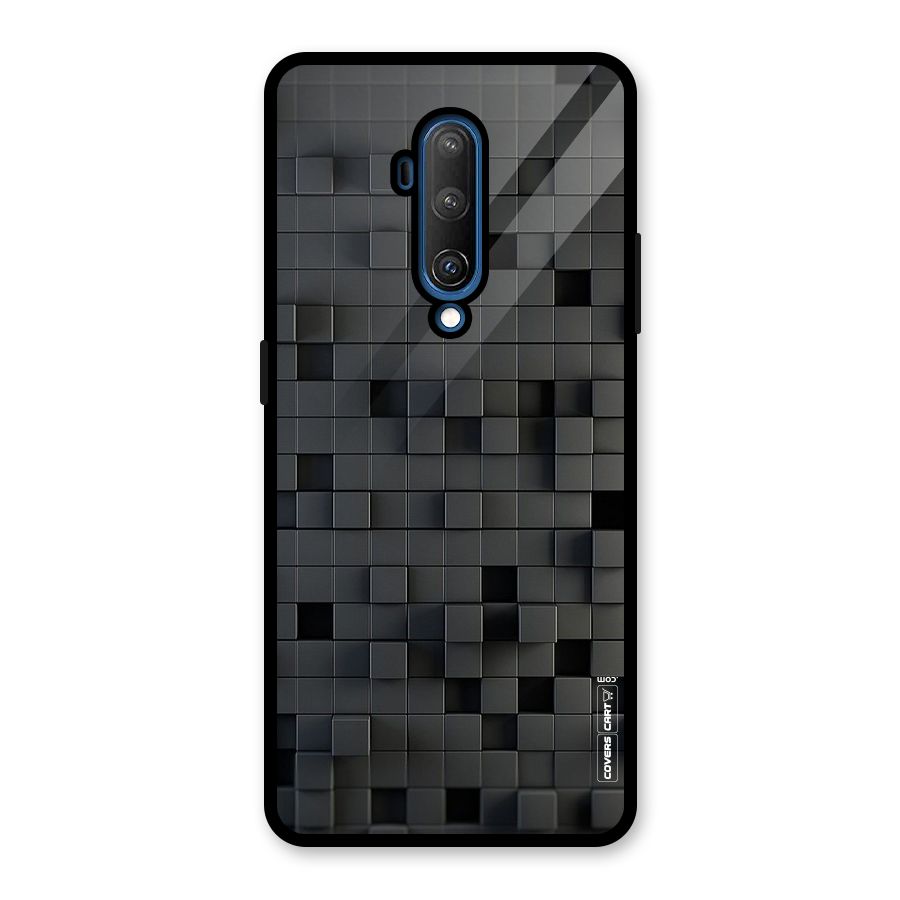 Black Bricks Glass Back Case for OnePlus 7T Pro