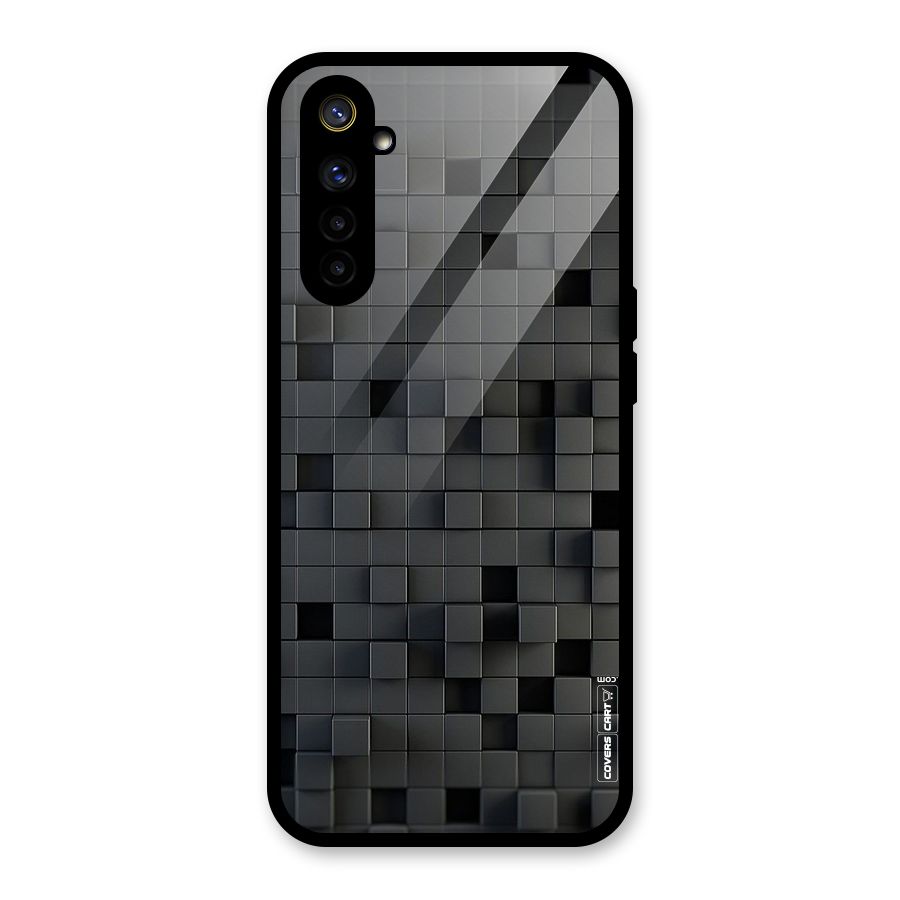 Black Bricks Glass Back Case for Realme 6
