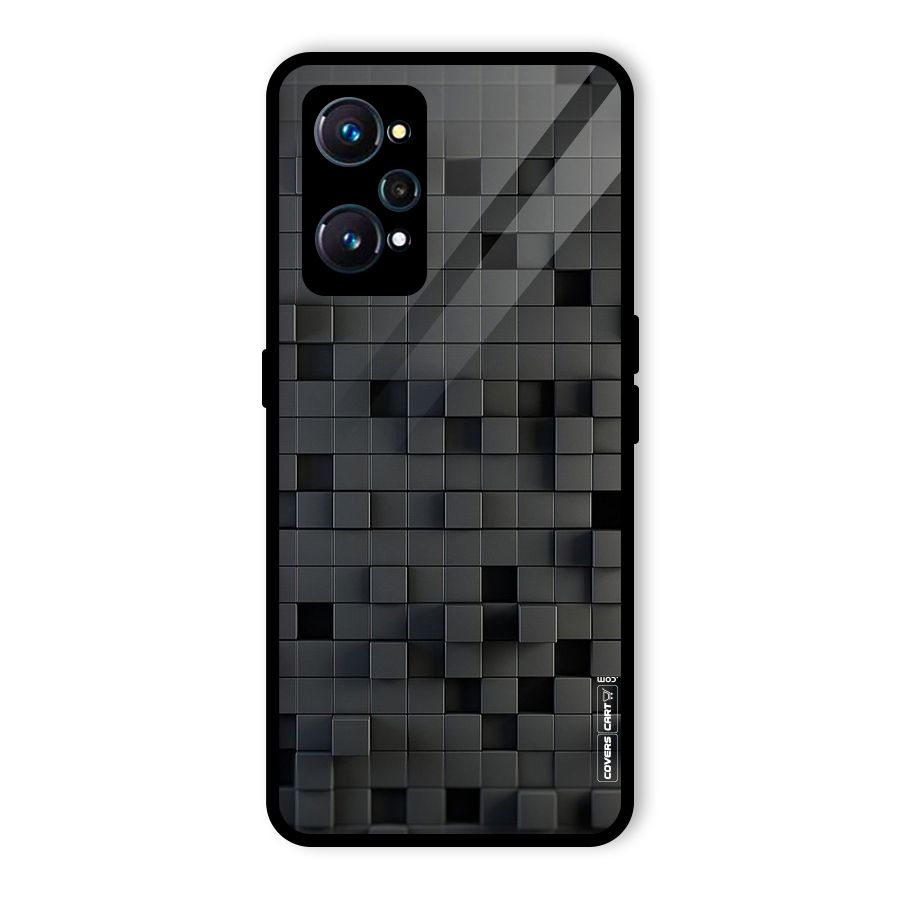 Black Bricks Glass Back Case for Realme GT Neo2