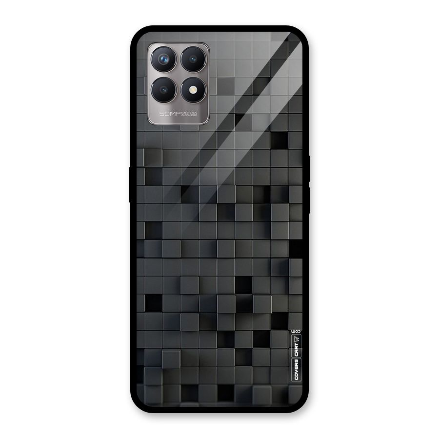 Black Bricks Glass Back Case for Realme Narzo 50