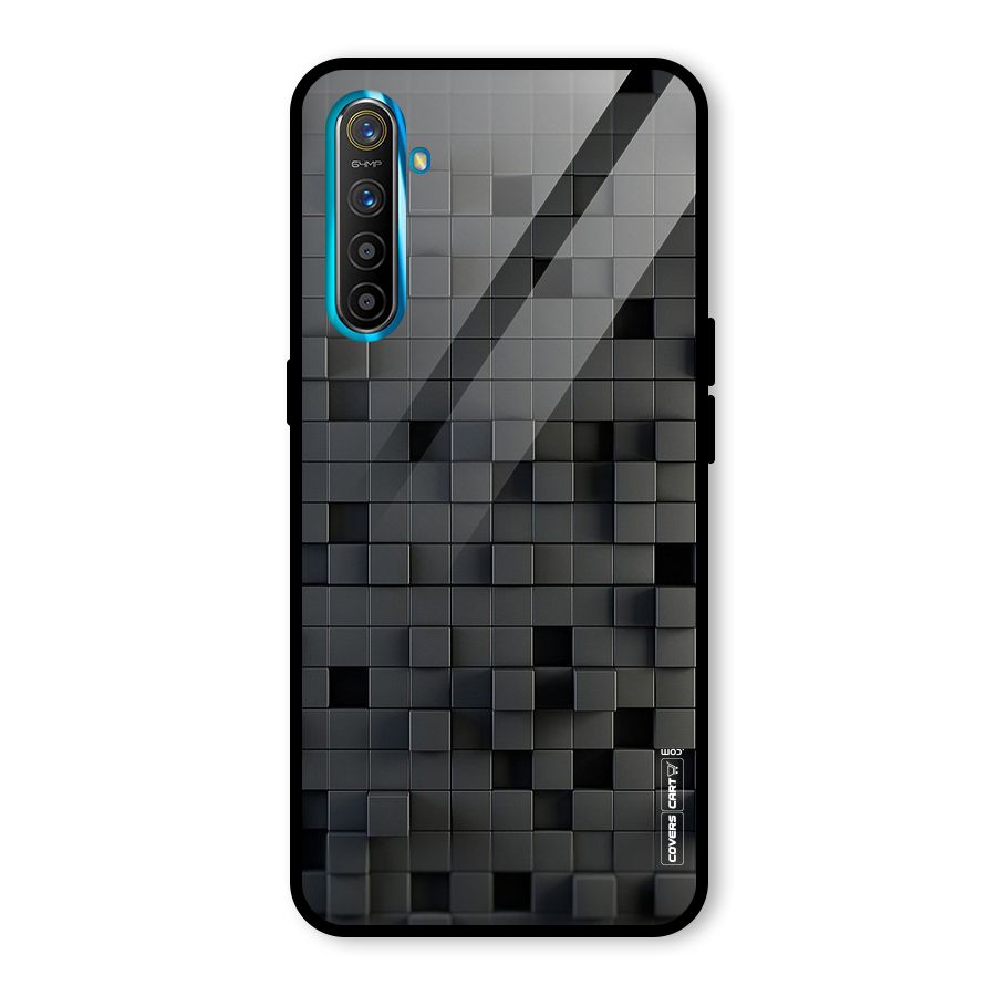 Black Bricks Glass Back Case for Realme X2