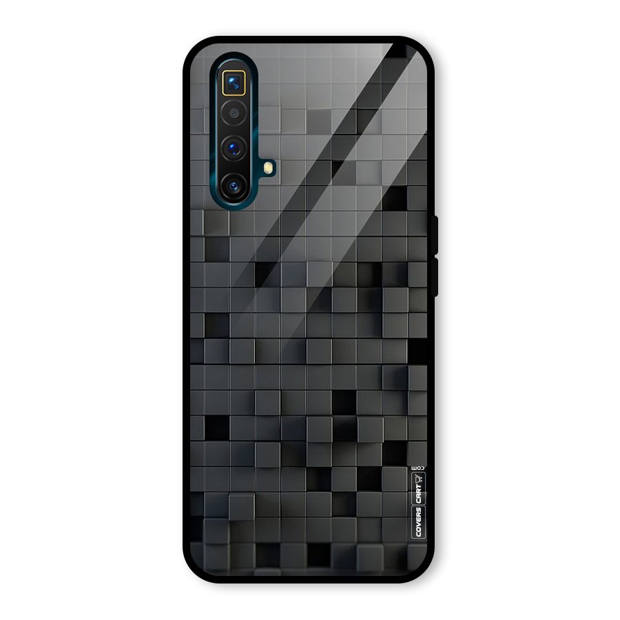 Black Bricks Glass Back Case for Realme X3 SuperZoom