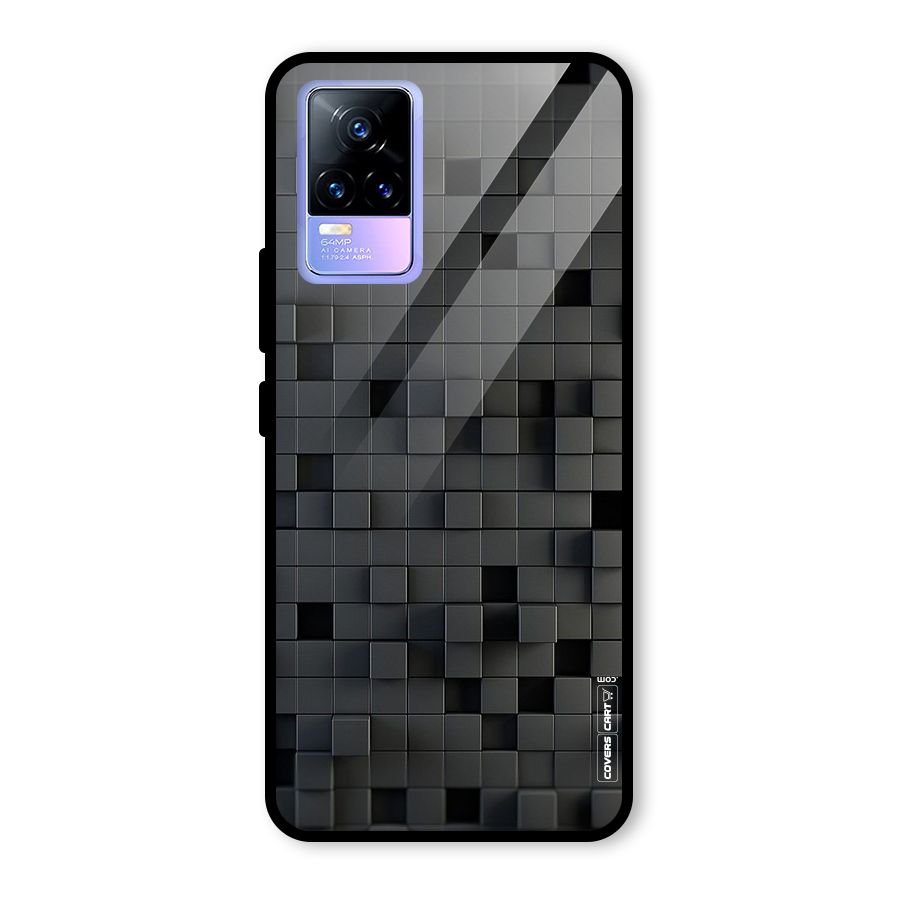 Black Bricks Glass Back Case for Vivo Y73