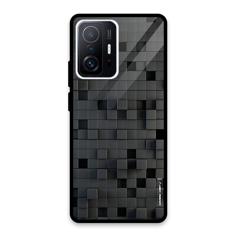 Black Bricks Glass Back Case for Xiaomi 11T Pro
