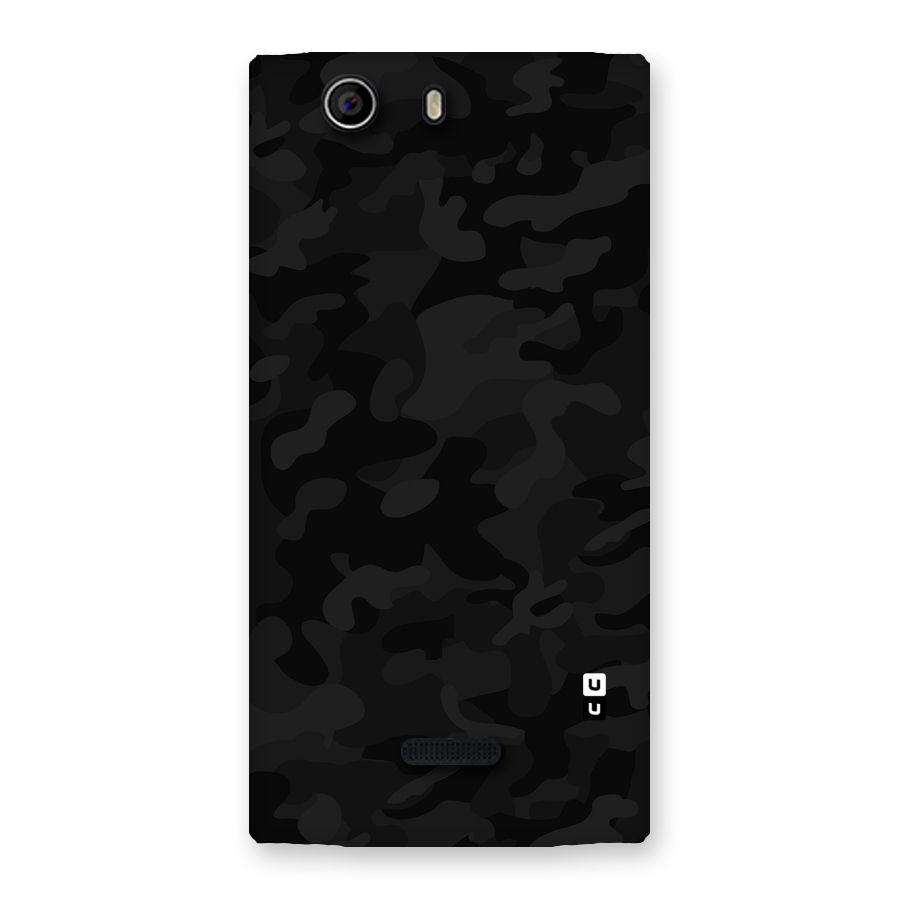 Black Camouflage Back Case for Canvas Nitro 2 E311