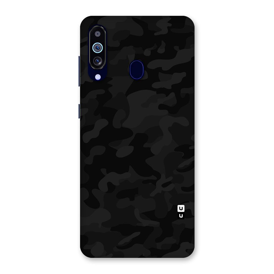 Black Camouflage Back Case for Galaxy A60