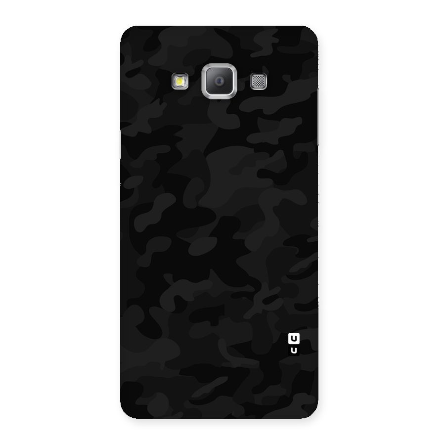Black Camouflage Back Case for Galaxy A7