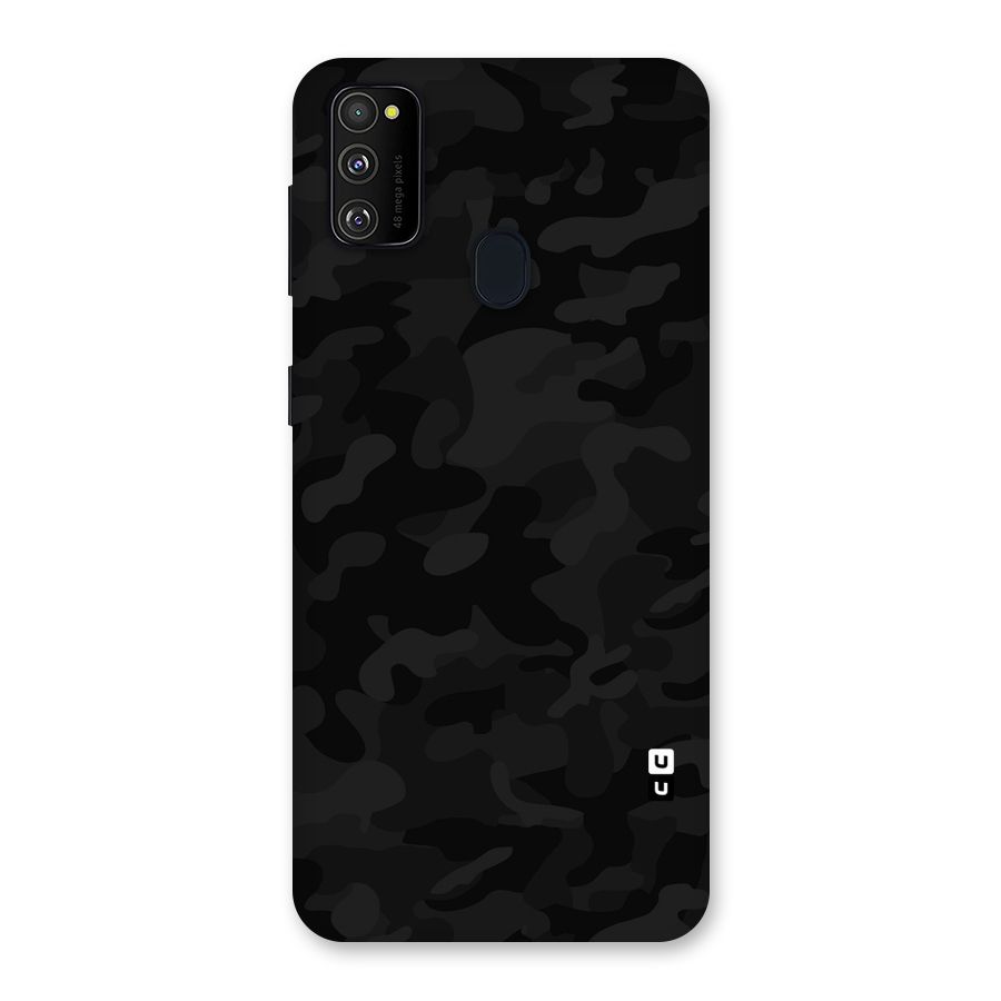 Black Camouflage Back Case for Galaxy M21