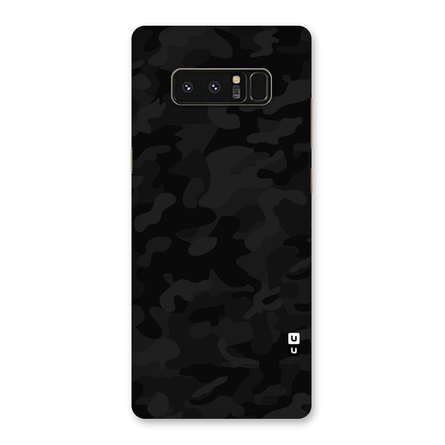 Black Camouflage Back Case for Galaxy Note 8