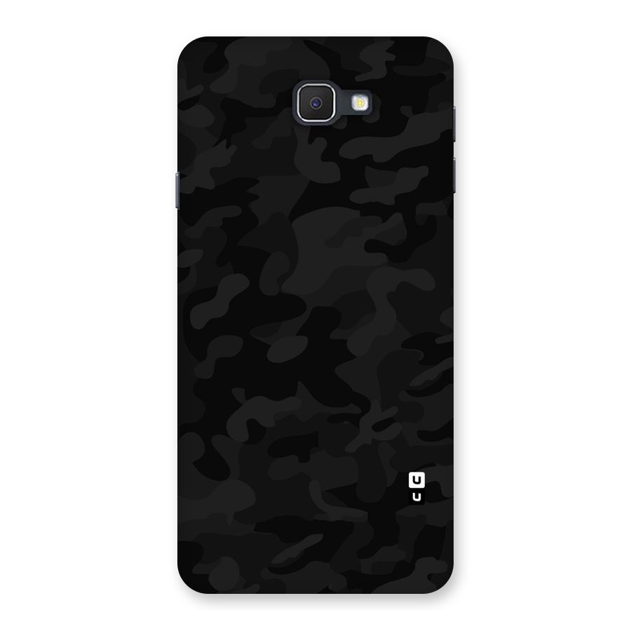 Black Camouflage Back Case for Galaxy On7 2016