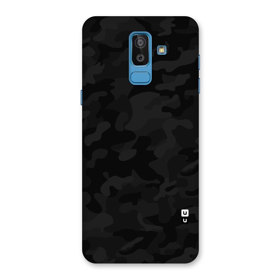 Black Camouflage Back Case for Galaxy On8 (2018)