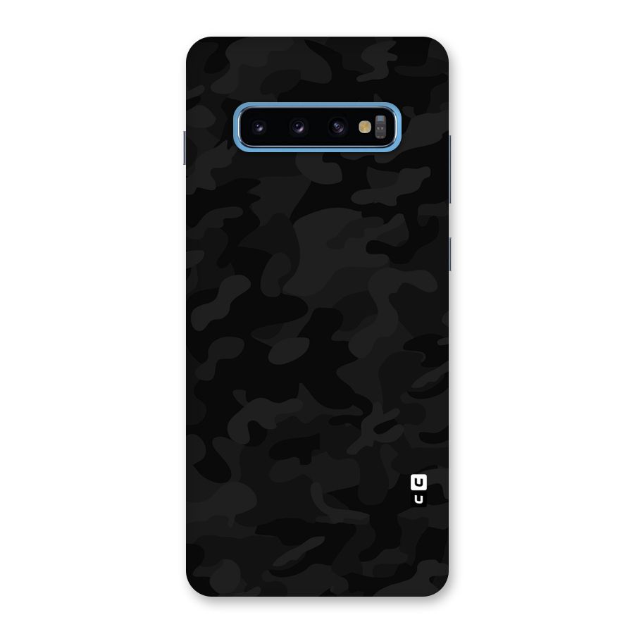 Black Camouflage Back Case for Galaxy S10 Plus