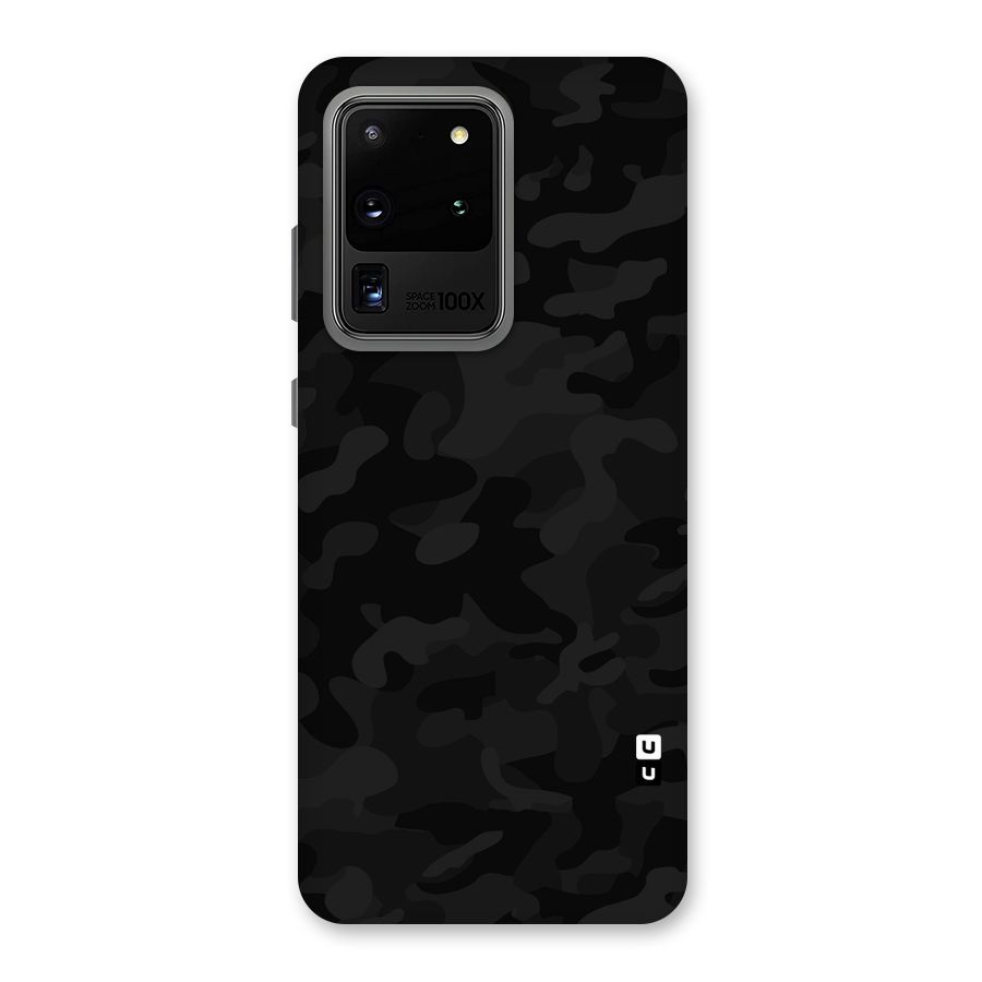 Black Camouflage Back Case for Galaxy S20 Ultra